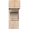 Ekena Millwork Merced Block Smooth Bracket w/ Offset Brace, Douglas Fir, 7 1/2"W x 20"D x 20"H BKT0806X20X20MRC05SDF - alternate 4